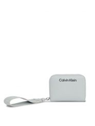 Calvin Klein Portfel Gracie K60K611688 Szary. Szare portfele Calvin Klein, bez wzorów, ze skóry. Za 239.99 zł.