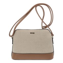 Beżowa Stylowa Damska Torebka Rieker. Brązowe listonoszki Rieker, bez wzorów, z tkaniny, eleganckie, na ramię, bez dodatków. Za 209.00 zł.