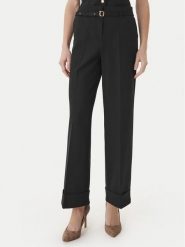 Guess Spodnie materiałowe W6GB17 W1894 Czarny Regular Fit. Czarne spodnie materiałowe Guess, z aplikacjami, z materiału. Za 669.99 zł.