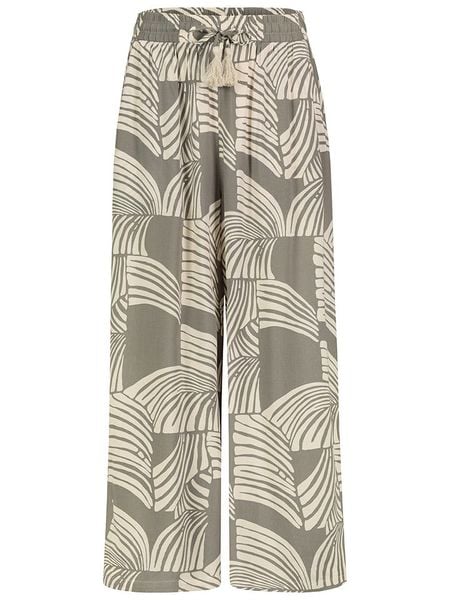 Sublevel Spodnie w kolorze oliwkowo-kremowym rozmiar: XXL. Brązowe spodnie materiałowe Sublevel, bez wzorów, z materiału, klasyczne, z podwyższonym stanem. Za 57.20 zł.