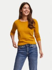 Vero Moda Sweter Care 10136644 Pomarańczowy Regular Fit. Brązowe swetry Vero Moda, l, bez wzorów, z bawełny, bez ramiączek. Za 139.99 zł.