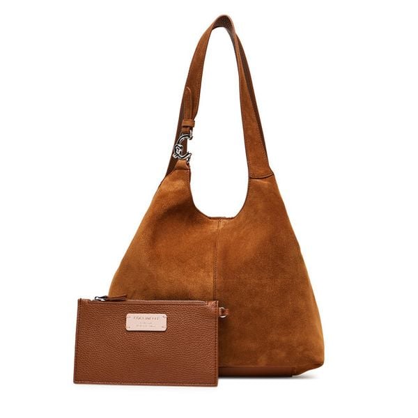 Torebka Coccinelle. Brązowe torebki klasyczne Coccinelle, bez wzorów, klasyczne, bez dodatków. Za 1,299.00 zł.