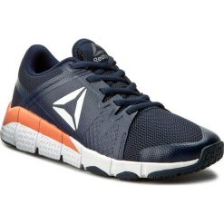 Buty Reebok - Trainflex BD4921 Navy/White/Pink. Niebieskie buty treningowe Reebok, bez wzorów, z materiału, bez zapięcia, na fitness i siłownię. W wyprzedaży za 169.00 zł.