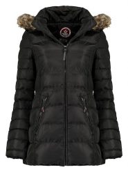 Canadian Peak Parka zimowa "Anieseak" w kolorze czarnym rozmiar: 164. Czarne płaszcze Canadian Peak, na zimę, bez wzorów, bez kaptura. Za 260.99 zł.