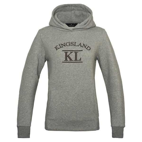Bluza z kapturem Kingsland Remi. Szare bluzy KINGSLAND, bez wzorów, sportowe, bez ramiączek, z kapturem. Za 445.50 zł.