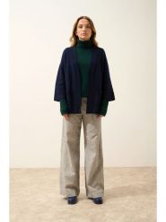 Just Cashmere Kaszmirowy kardigan "Aboyne" w kolorze granatowym rozmiar: S. Niebieskie swetry Just Cashmere, s, bez wzorów, z kaszmiru, bez ramiączek. Za 478.99 zł.