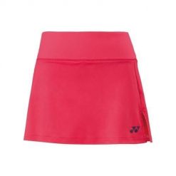 Spodnie badminton damskie Yonex Sportrock Us Open. Czerwone szorty YONEX, bez wzorów, z materiału, sportowe. Za 317.00 zł.