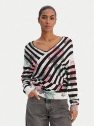 Desigual Sweter 26SWJF01 Kolorowy Regular Fit. Swetry Desigual, m, bez wzorów, z syntetyku, bez ramiączek. Za 429.99 zł.