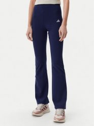 Adidas Legginsy Essentials Small Logo JD3073 Granatowy Flare Fit. Niebieskie legginsy adidas, bez wzorów, z bawełny. Za 119.99 zł.