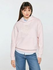 Bluza damska z kapturem i haftowanym logo różowa afraja 600. Czerwone bluzy z kapturem BIG STAR, l, bez wzorów, z dzianiny, z kapturem. Za 249.99 zł.