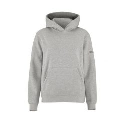 Bluza damska z kapturem Craft Community 2.0. Szare bluzy z kapturem Craft, l, bez wzorów, z materiału, z kapturem. Za 278.20 zł.