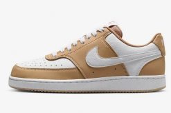 Buty Nike Court Vision Low Next Nature Beżowy/Biały. Białe buty treningowe Nike, bez wzorów, z gumy, bez zapięcia, na fitness i siłownię, nike court. Za 375.00 zł.