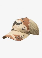 Czapka z daszkiem Helikon-Tex Desert Refresh Trucker Cap - color desert. Brązowe czapki z daszkiem HELIKON-TEX, bez wzorów, z bawełny, klasyczne. Za 98.99 zł.