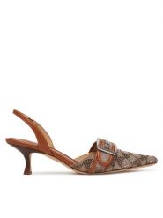 Coach Czółenka CCV94 Brązowy. Brązowe czółenka Coach, bez wzorów, ze skóry, bez obcasa, bez zapięcia. Za 1,149.00 zł.