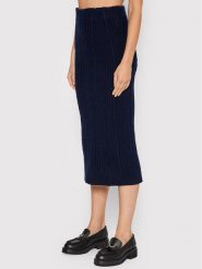 Lauren Ralph Lauren Spódnica ołówkowa 200841655 Granatowy Regular Fit. Niebieskie spódnice Lauren Ralph Lauren, xs, bez wzorów, z wełny, ołówkowe. Za 899.99 zł.
