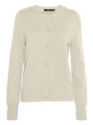 Vero Moda Kardigan w kolorze beżowym rozmiar: L. Brązowe swetry Vero Moda, l, bez wzorów, bez ramiączek. Za 61.60 zł.