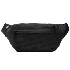 Torebka nerka sportowa dla dorosłych Santa Clara Waist Bag pojemność 1 L. Czarne nerki i saszetki Skechers, bez wzorów, sportowe, bez dodatków. Za 59.99 zł.