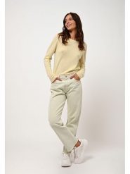 AUTHENTIC CASHMERE Kaszmirowy sweter "Criou" w kolorze żółtym rozmiar: XL. Żółte swetry AUTHENTIC CASHMERE, xl, bez wzorów, z kaszmiru, bez ramiączek. Za 366.35 zł.