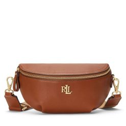 Saszetka nerka LAUREN RALPH LAUREN. Brązowe nerki i saszetki Lauren Ralph Lauren, bez wzorów, młodzieżowe, bez dodatków. Za 1,299.00 zł.