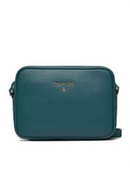 Patrizia Pepe Torebka CB8985/L001-G592 Turkusowy. Niebieskie listonoszki Patrizia Pepe, bez wzorów, ze skóry, bez dodatków. Za 679.99 zł.