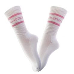 Skarpety bawełniane JD ATTACK Lizzie. Białe skarpetki JD ATTACK, bez wzorów, z bawełny. Za 49.00 zł.
