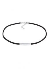 Elli Damski naszyjnik choker tekstylny czarny Black Trend srebro 925 Sterling Silver Naszyjniki 1 ct. Czarne naszyjniki Elli, z materiału, srebrne. Za 293.99 zł.