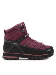 CMP Trekkingi Moon Mid Wmn Trekking Shoe Wp 31Q4796 Fioletowy. Fioletowe buty trekkingowe CMP, ze skóry, bez zapięcia. Za 479.99 zł.