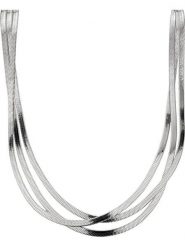 Liebeskind Naszyjnik - dł. 39 cm rozmiar: onesize. Szare naszyjniki Liebeskind, z materiału, ze stali. Za 202.50 zł.