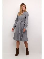 Cream Sukienka "Ruth" w kolorze szarym rozmiar: 46. Szare sukienki Cream, bez wzorów, z tkaniny, bez kołnierzyka, bez ramiączek, midi. Za 193.24 zł.