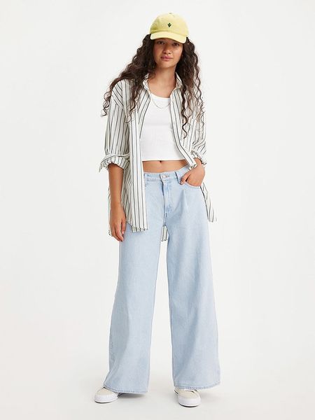 Levi´s Dżinsy - Comfort fit - w kolorze błękitnym rozmiar: W32/L32. Niebieskie jeansy l, z aplikacjami, klasyczne, z podwyższonym stanem. Za 215.21 zł.