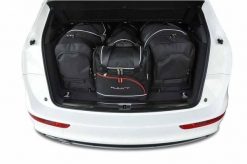 Torby Do Bagażnika Audi Q5 2008-2016 4Szt Kjust. Czarne torby podróżne KJUST, bez wzorów, z kauczuku. Za 1,214.00 zł.