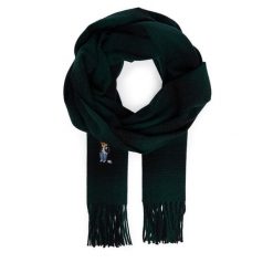 Szalik Polo Ralph Lauren. Zielone szaliki i kominy Polo Ralph Lauren, bez wzorów. Za 599.99 zł.