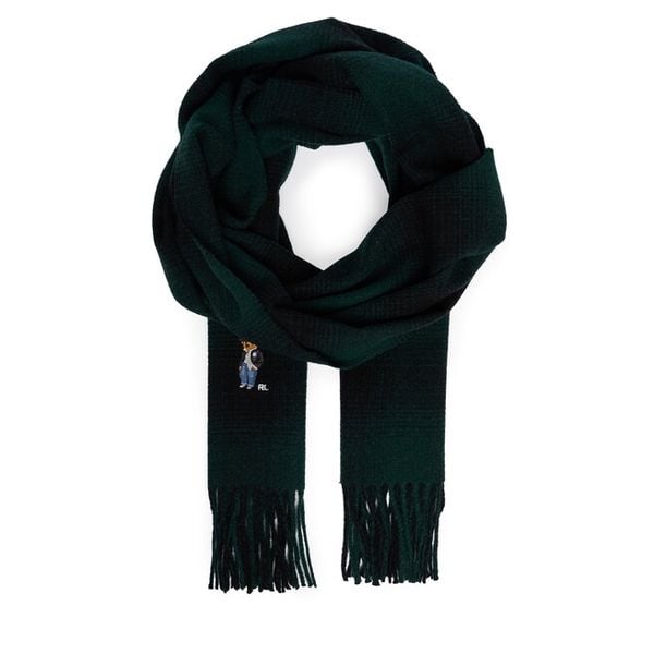 Szalik Polo Ralph Lauren. Zielone szaliki i kominy Polo Ralph Lauren, bez wzorów. Za 599.99 zł.