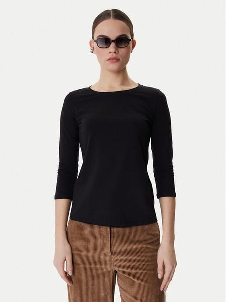 Weekend Max Mara Bluzka Multia 2615971011 Czarny Regular Fit. Czarne bluzki Weekend Max Mara, xl, bez wzorów, z bawełny, bez kołnierzyka, bez ramiączek. Za 289.99 zł.