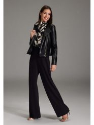 SWING Kurtka w kolorze czarnym ze skóry syntetycznej rozmiar: 44. Czarne kurtki Swing, bez wzorów, ze skóry, bez kaptura. Za 218.57 zł.