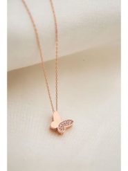 Heliophilia Srebrny naszyjnik z zawieszką - dł. 43 cm rozmiar: onesize. Szare naszyjniki Heliophilia, z materiału, z cyrkonią, srebrne. Za 39.99 zł.