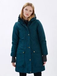 Finside Parka zimowa "Oikku" w kolorze morskim rozmiar: 42. Niebieskie płaszcze finside, na zimę, s, bez wzorów, bez kaptura. Za 726.48 zł.