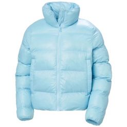 Damska kurtka puchowa Helly Hansen Jade. Niebieskie kurtki Helly Hansen, bez wzorów, z puchu, bez kaptura. Za 802.00 zł.