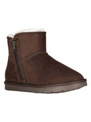 Geographical Norway Botki zimowe "Ozipneige" w kolorze brązowym rozmiar: 36. Brązowe botki Geographical Norway, bez wzorów, z futra, bez obcasa, bez zapięcia. Za 100.52 zł.