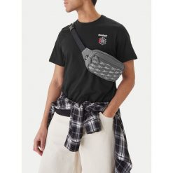 Nerka Reebok. Szare nerki i saszetki Reebok, bez wzorów, młodzieżowe, bez dodatków. Za 49.99 zł.