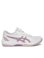 Asics Buty halowe Gel-Task 4 1072A106 Biały. Białe buty treningowe ASICS, bez wzorów, z materiału, bez zapięcia. Za 319.99 zł.