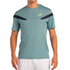 T-shirt S/sleeve Bullpadel Lyn. Czarne t-shirty bullpadel, s, bez wzorów, sportowe, bez kołnierzyka, bez ramiączek. Za 162.65 zł.