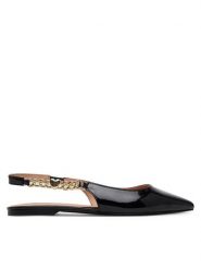 LOVE MOSCHINO Baleriny JA11041G0MIH0000 Czarny. Czarne baleriny Love Moschino, bez wzorów, ze skóry, bez obcasa, bez zapięcia. Za 459.99 zł.