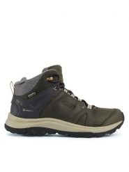Keen Trekkingi Terradora II Leather Mid Wp 1023730 Zielony. Zielone buty trekkingowe Keen, z nubiku, bez zapięcia. Za 479.99 zł.