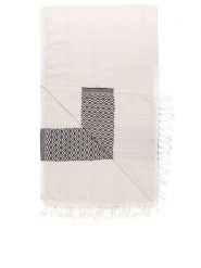 ILVY'S Chusta hammam w kolorze kremowo-czarnym - 180 x 100 cm rozmiar: onesize. Czarne chusty ILVY'S, bez wzorów, z bawełny. Za 72.95 zł.