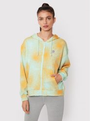 Adidas Bluza Allover Print HL6612 Kolorowy Relaxed Fit. Bluzy adidas, bez wzorów, z bawełny, bez kaptura. Za 229.99 zł.
