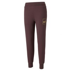 Puma Spodnie Holiday 58955321. Fioletowe spodnie dresowe Puma, bez wzorów, z dresówki. Za 112.99 zł.