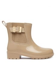 Tommy Hilfiger Kalosze Th Buckle Glossy Ankle Rain Boot FW0FW09543 Beżowy. Brązowe kalosze Tommy Hilfiger, bez wzorów, z syntetyku, bez zapięcia. Za 409.99 zł.