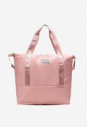 Różowa Duża Torebka Shopper z Rączką Wraithia. Czerwone shopper bag Renee, bez wzorów, z materiału, duże, bez dodatków. W wyprzedaży za 41.99 zł.