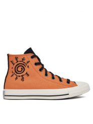 Converse Trampki Naruto Chuck Taylor All Star A14836C Pomarańczowy. Brązowe trampki Converse, bez wzorów, z materiału, retro, bez zapięcia. Za 299.99 zł.